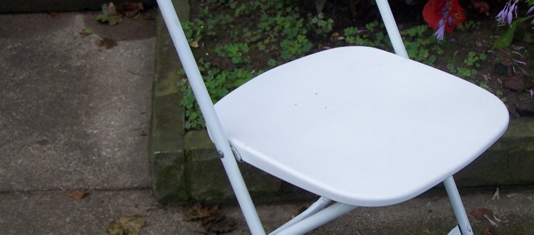 White Molded Poly Chair