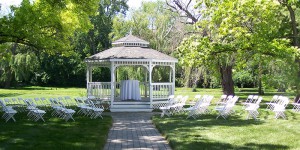 White Poly Chairs Wedding