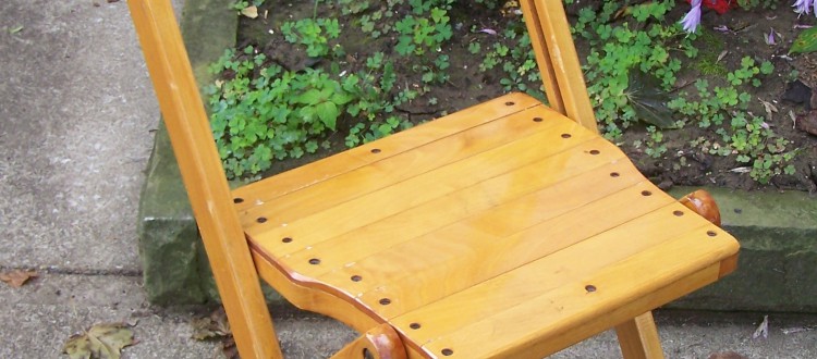 Wood Folding Chair Rental